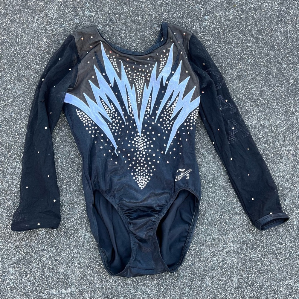 GK elite leotard competition gymnastics adult small